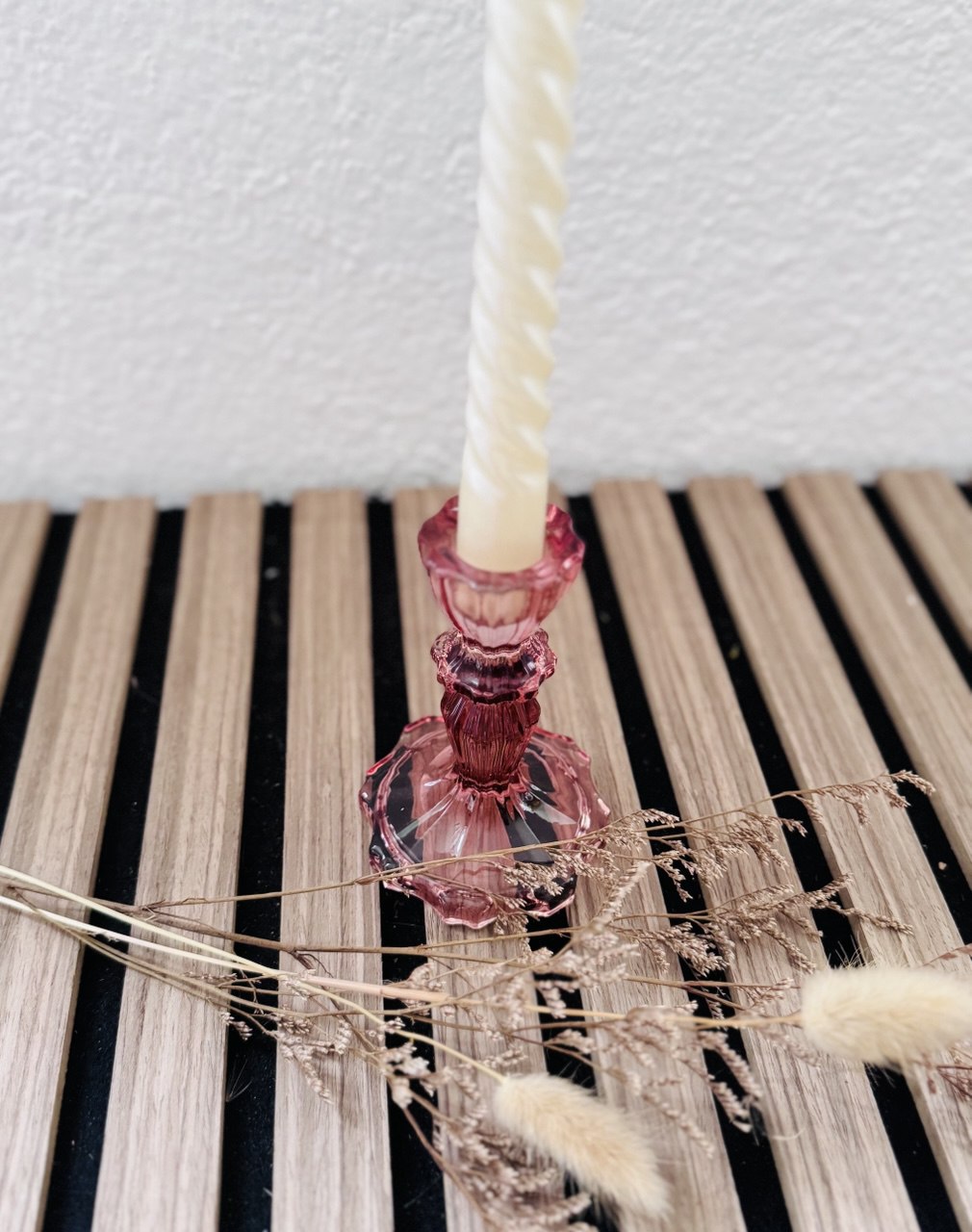 Kerzenständer Rosa