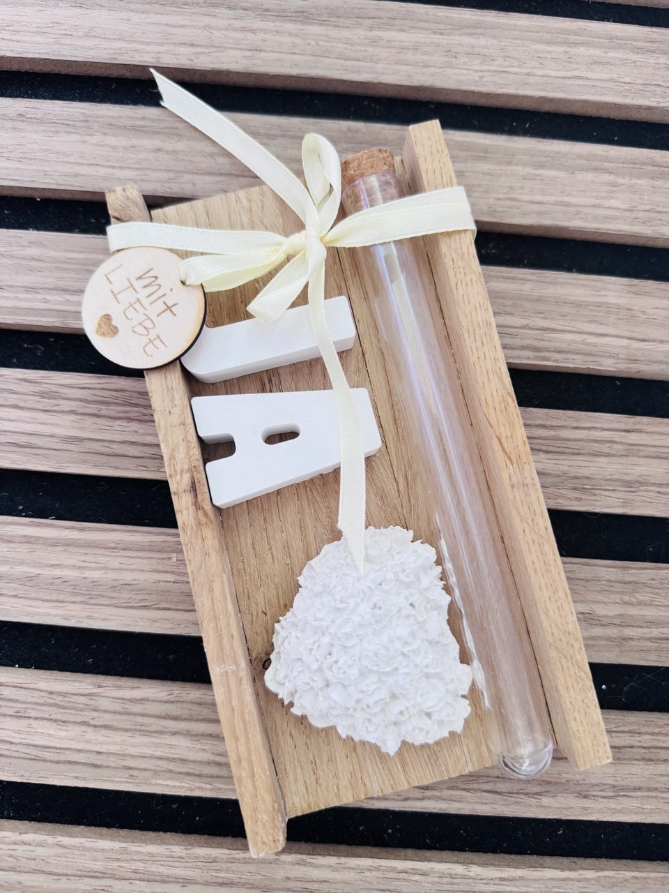 Geschenk "JA" inkl. Reagenzglas