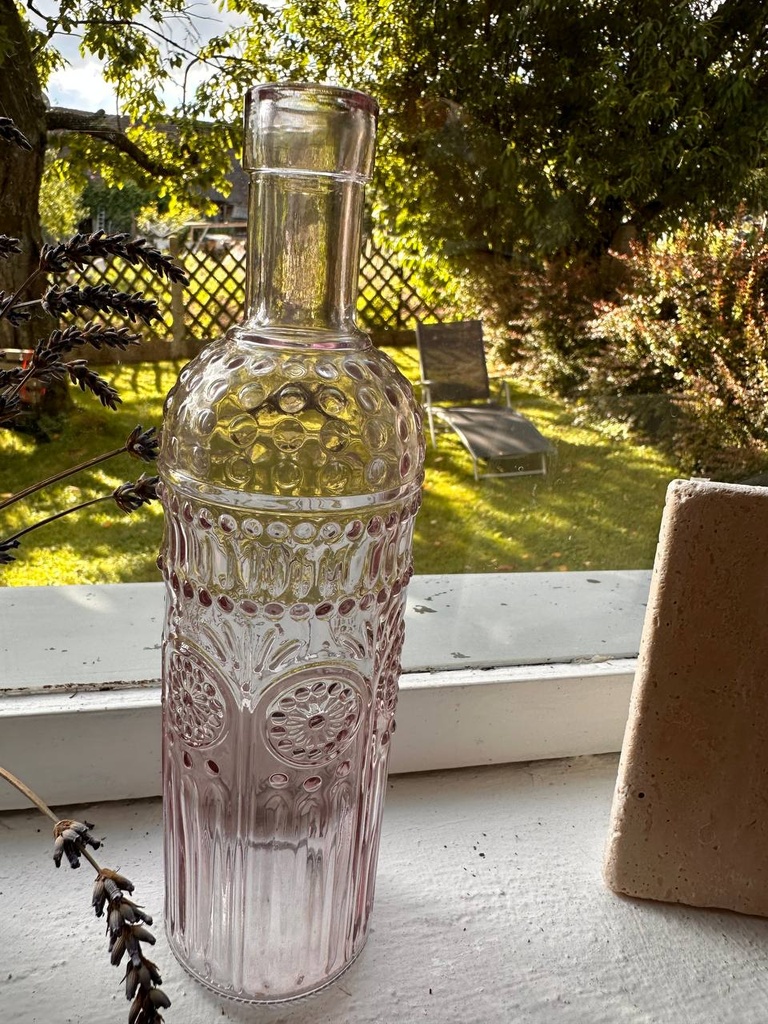 Große Flaschenvase hellrosa