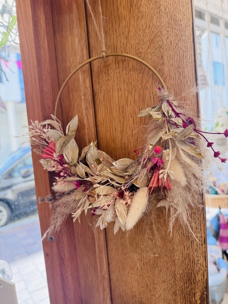 Trockenblumenkranz