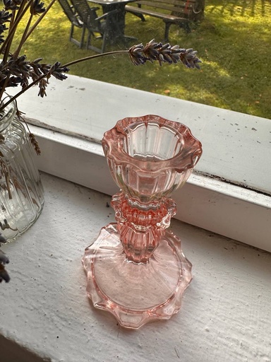 Kerzenhalter klein hellrosa