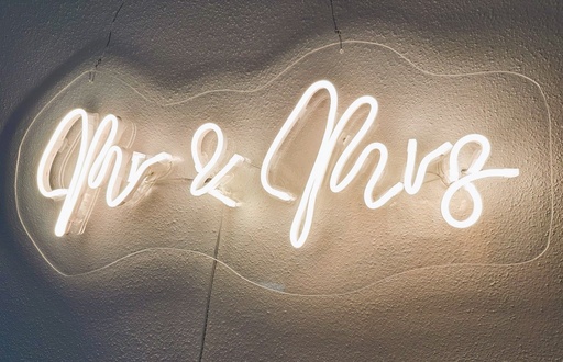 LED Leuchtschild MR & MRS
