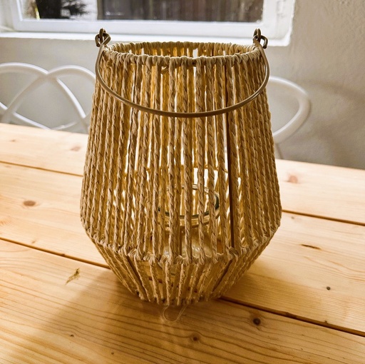 Windlicht Kordel