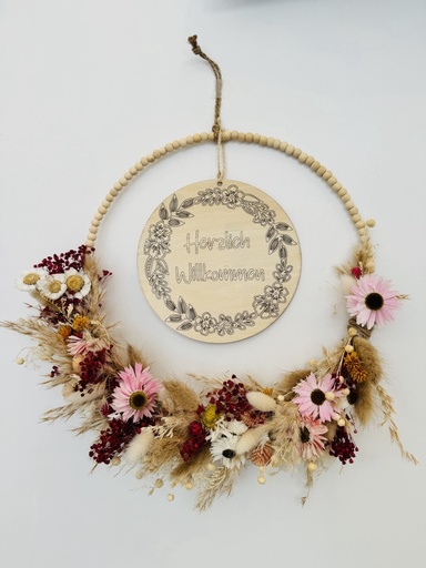 Trockenblumenkranz